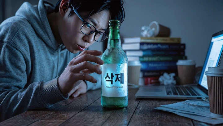 VFX Reel example — A polished live-action VFX reel built around a moody night scene and a mysterious green glass bottle